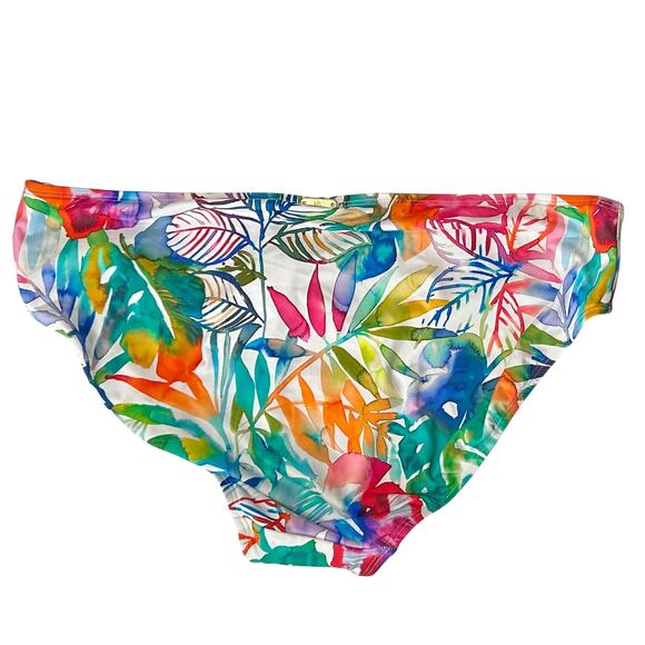 2/$30 NWT Lauren Ralph Lauren Tropical Swim Bikini Bottoms Floral Hipster Sz 14 - Picture 5 of 8